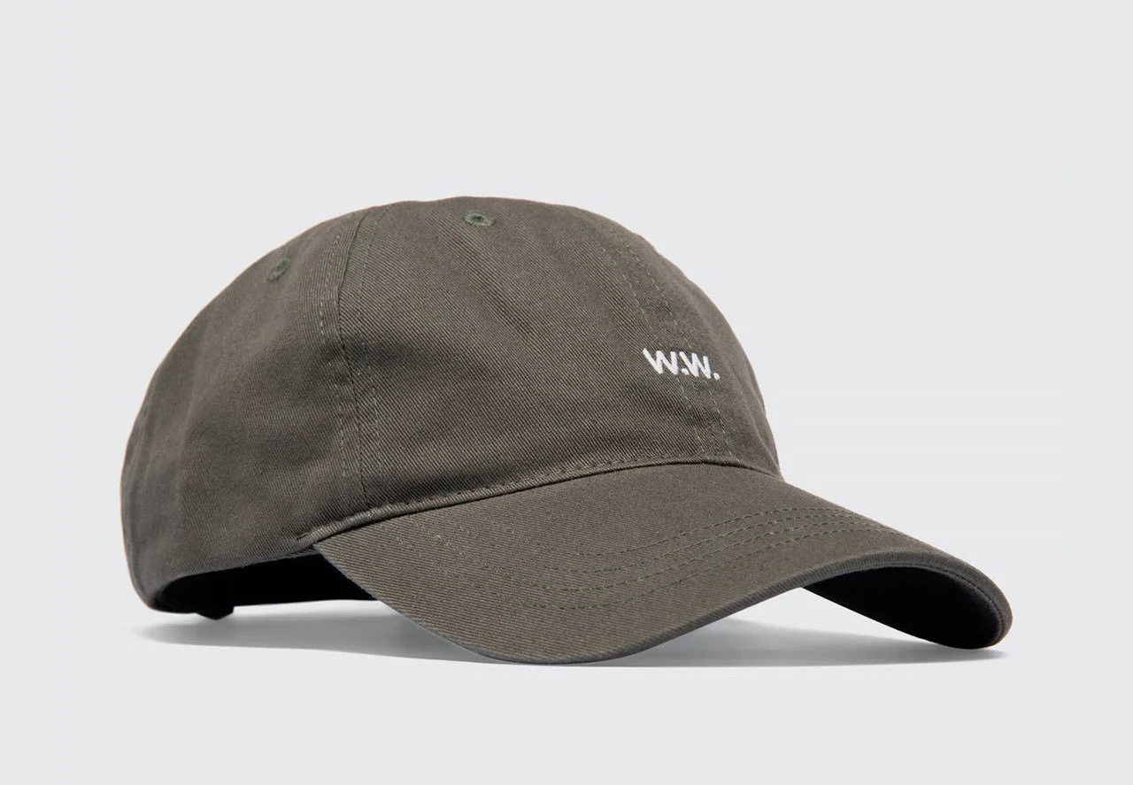 Wood Wood Low Profile Cap in Green