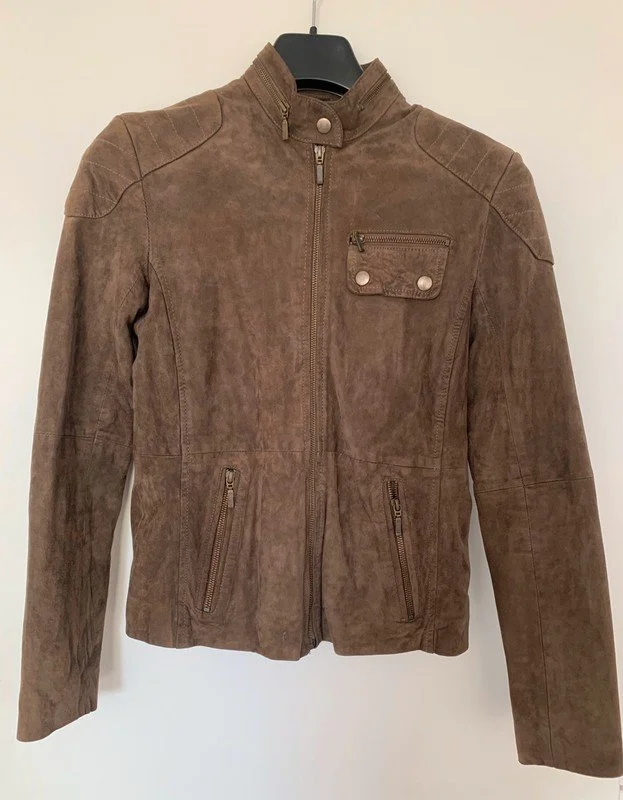 Paul &amp; Joe Goat Leather Suede Jacket