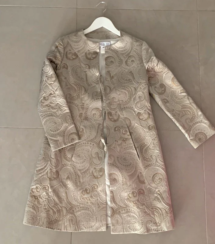 Paul &amp; Joe Brocade Coat in Black