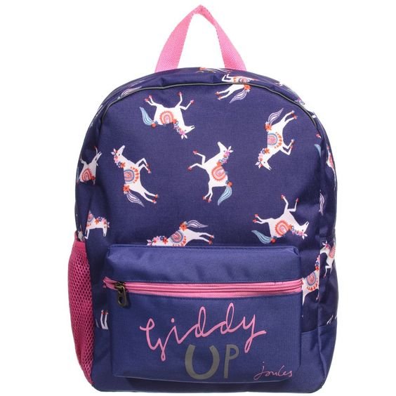 Joules PatchG Horse Backpack in Navy.jpg