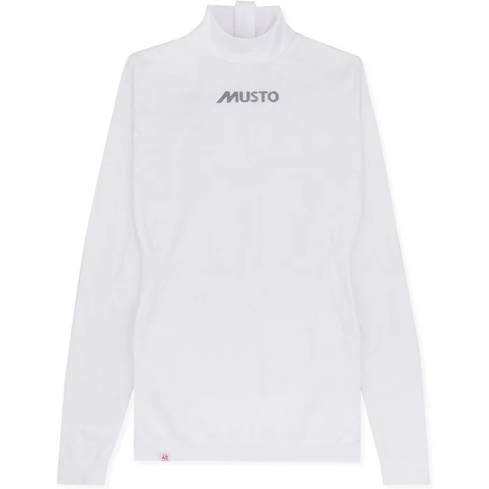 Musto Base Layer Turtleneck Top in White