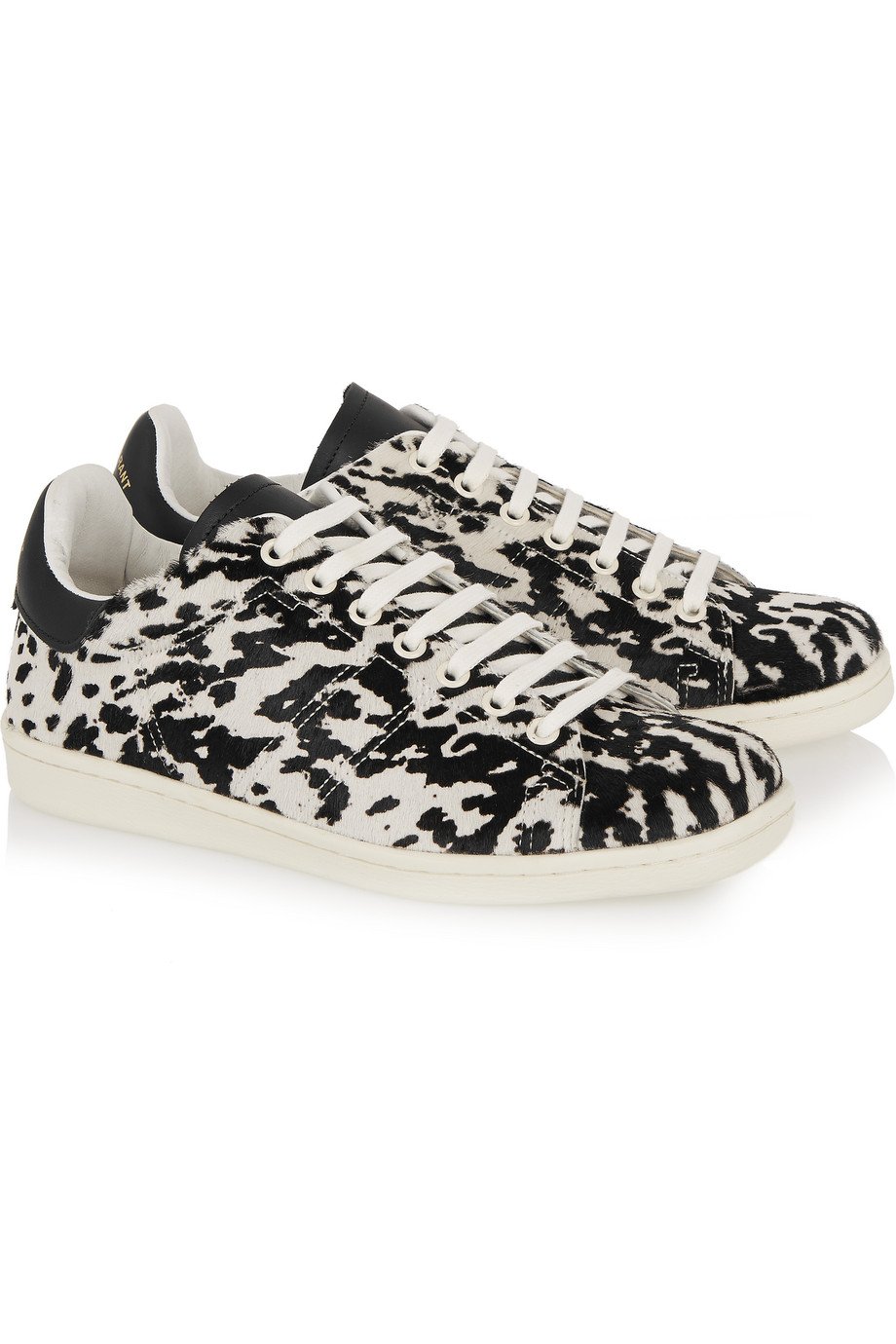 Forge Vil have Due Étoile Isabel Marant Bart Sneakers in Black White Animal Print — UFO No More