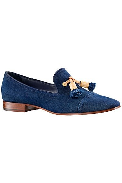 Louis Vuitton Denim Loafers with Tassel — UFO No More