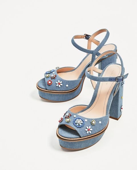 Zara Embellished Denim Sandals.jpg