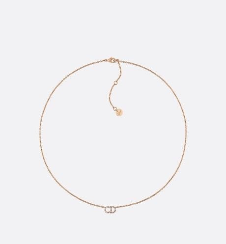 DIOR Clair D Lune Clerc Dee Lune Necklace GP×inestone Gold｜a2333603｜ALLU  UK｜The Home of Pre-Loved Luxury Fashion
