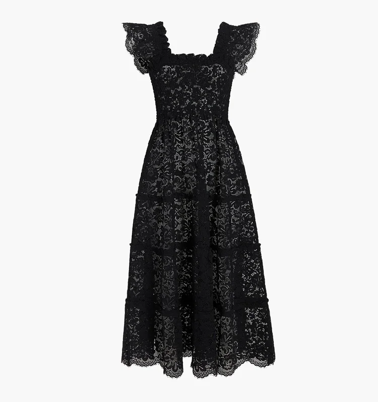 Hill House The Ellie Nap Dress in Navy Glitter Check  UFO No More