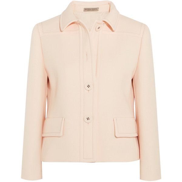 Bottega Veneta Wool-Crepe Jacket in Pink.jpg