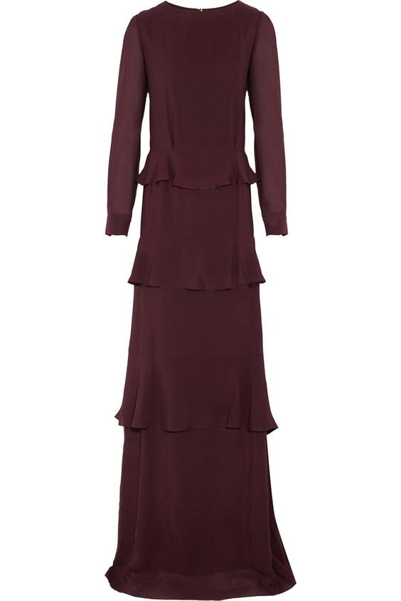 Vilshenko Vera Tiered Silk-Piqué Gown.jpg