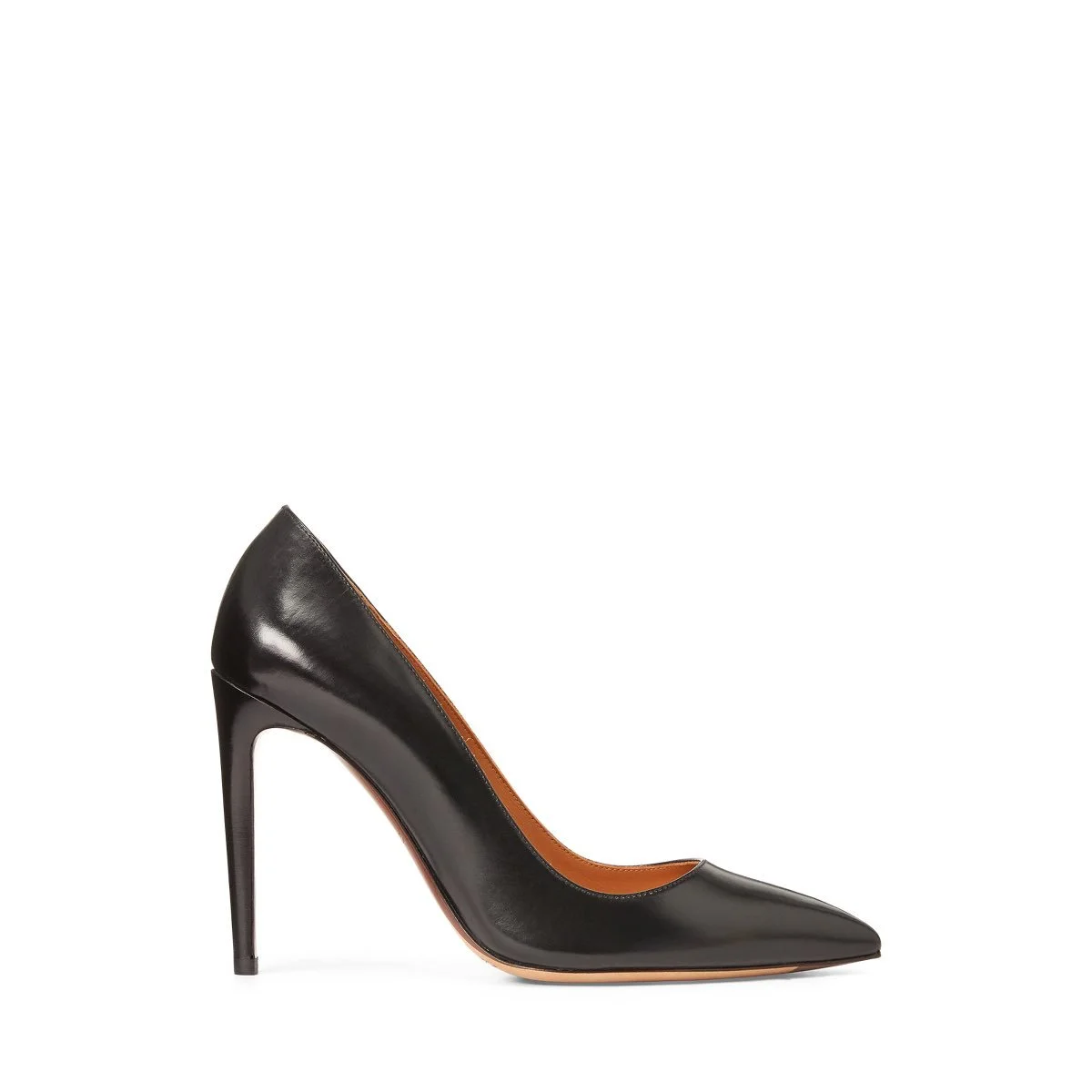 Ralph Lauren Celia Pumps in Black Calfskin
