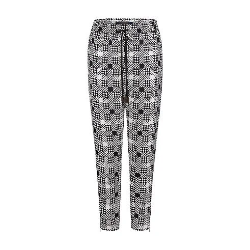 Louis Vuitton Houndstooth Check Print Drawstring Jogging Bottoms