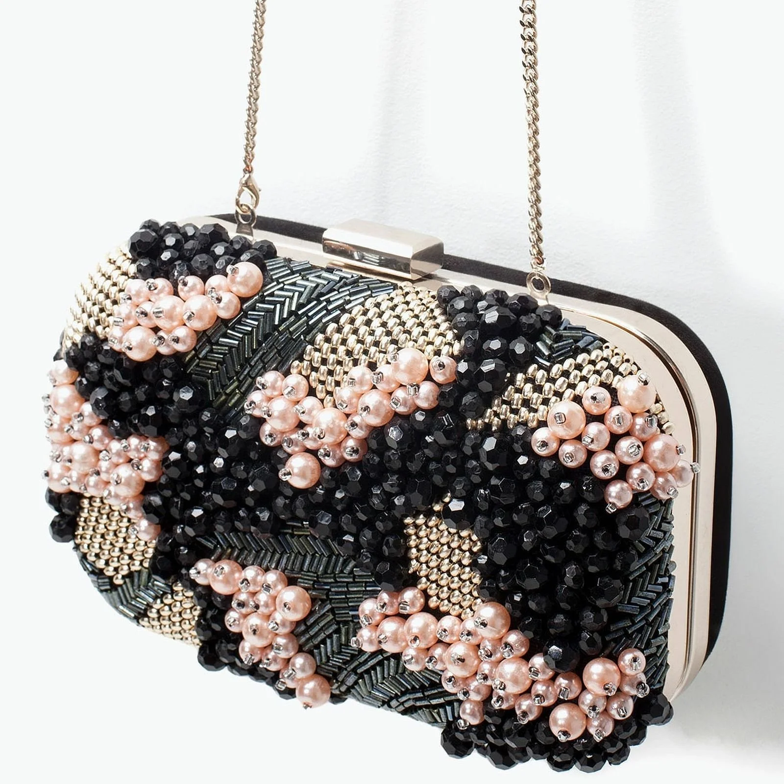 Zara Beaded Embellished Clutch
