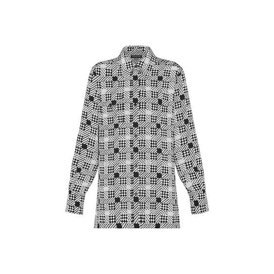 Louis Vuitton Houndstooth Check Print Shirt.jpg