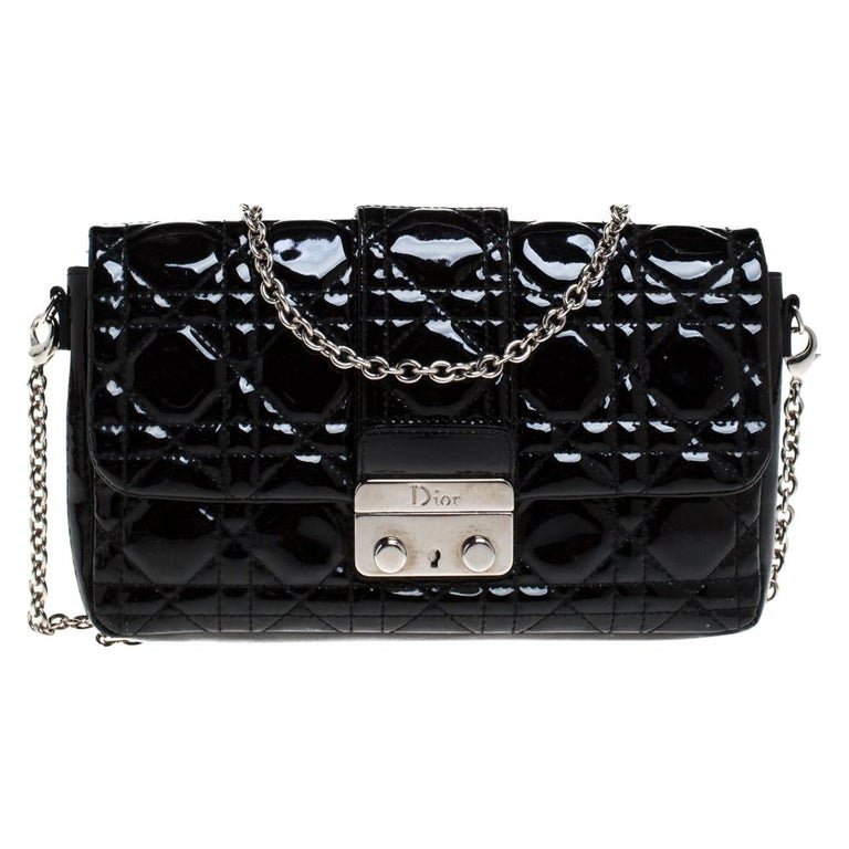 Christian Dior Miss Dior Flap Bag in Black Patent Leather.jpg