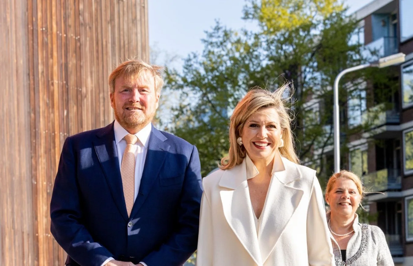 King Willem-Alexander and Queen Maxima attend the start of King's Games in Delft