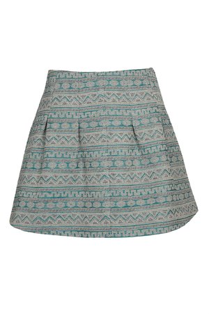 Topshop Aztec Stitch Mini Skirt — UFO No More
