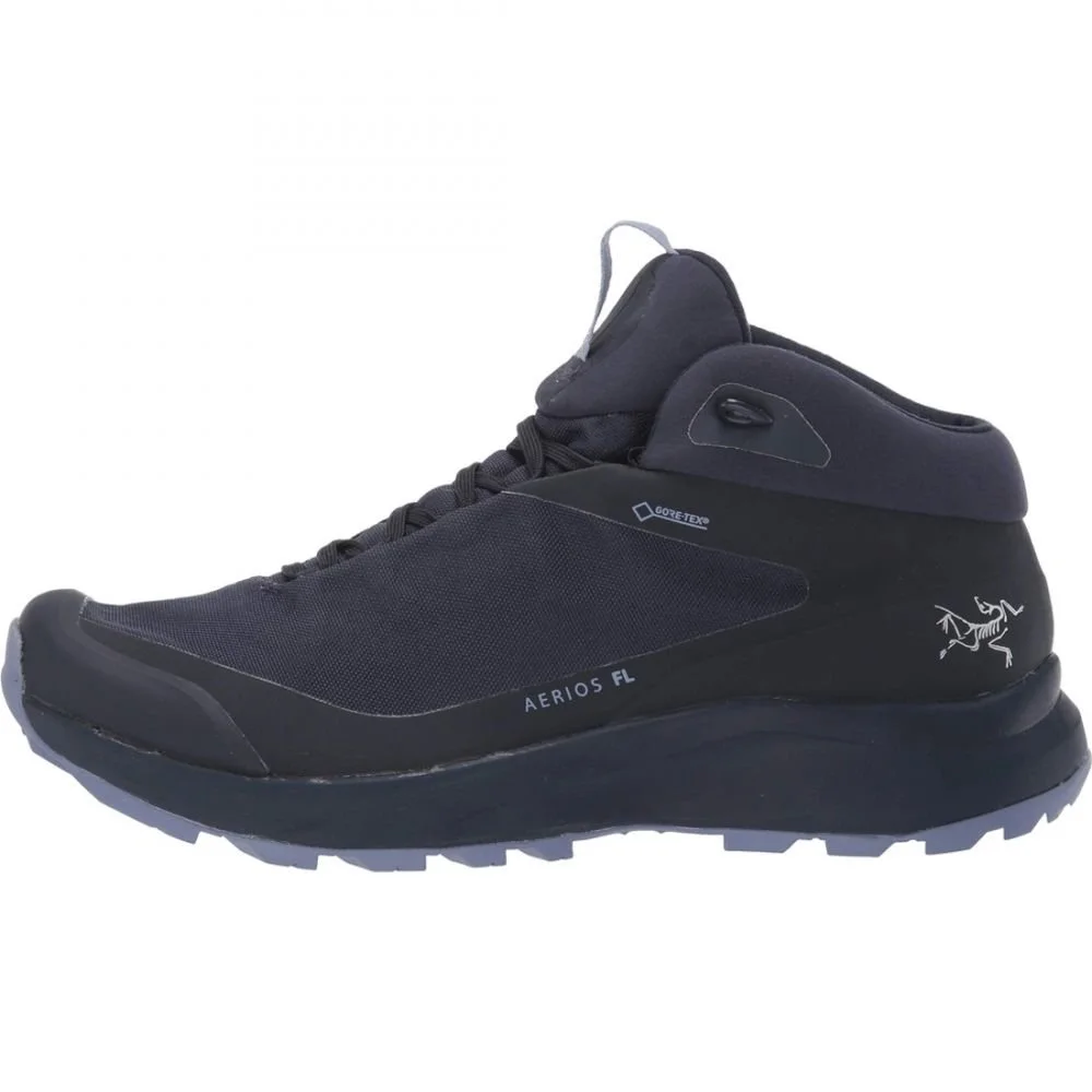 Arc'teryx Aerios FL Mid GTX Hiking Shoes in Black Sapphire/Binary