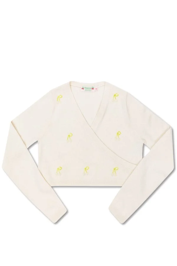 Bonpoint Cardigan with Appliqués