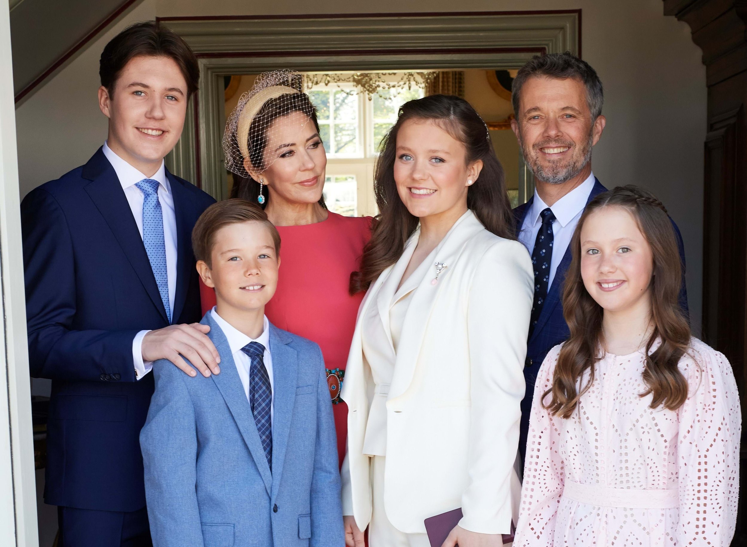 Danish family Isabella's confirmation — No More