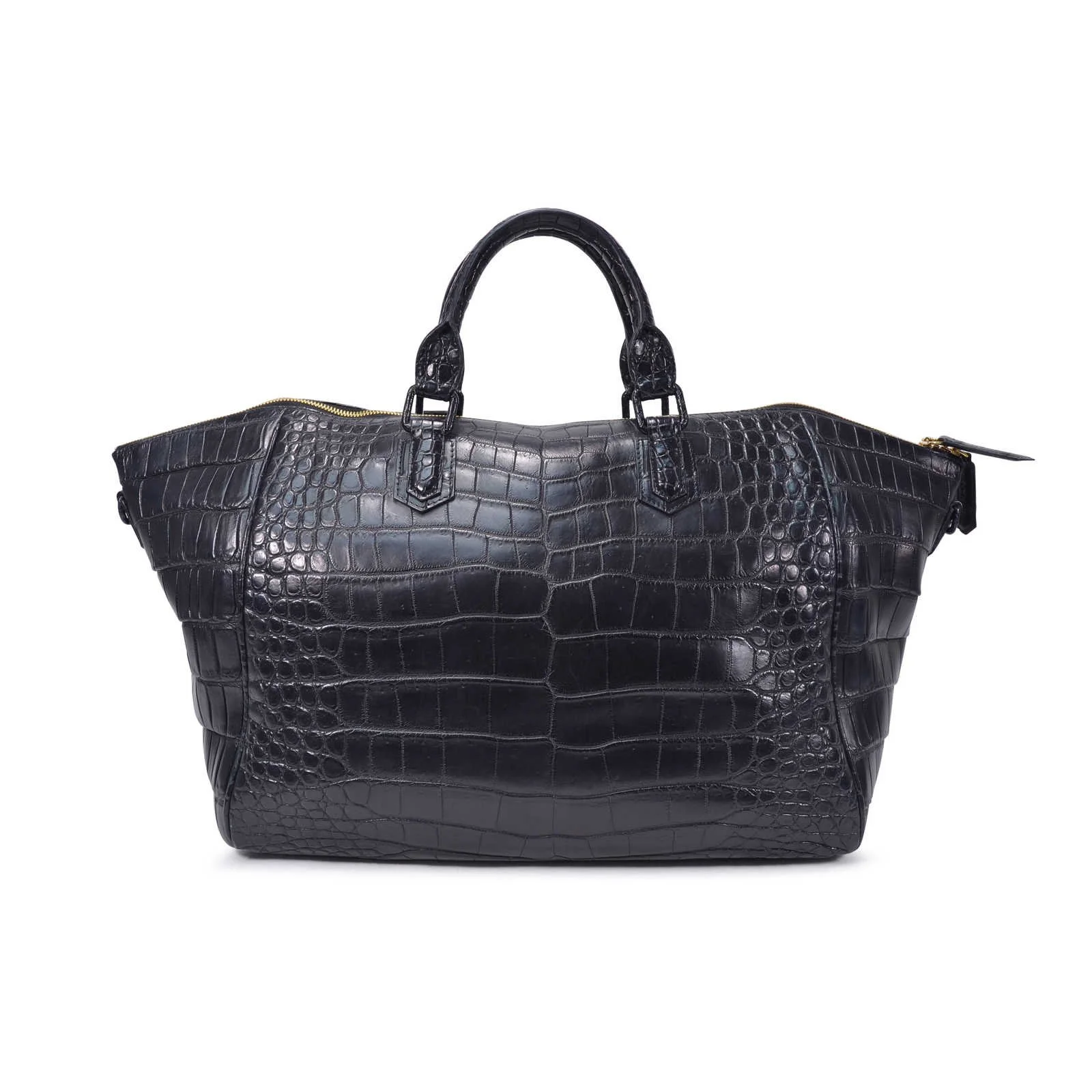 Ethan K Ethan 11 Tote in Blue Crocodile