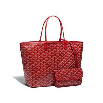 Goyard Goyardine St. Louis PM Tote in Red.jpg