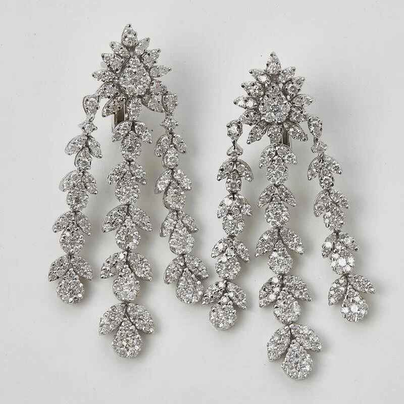 Bruun Rasmussen Diamond Pendant Earrings