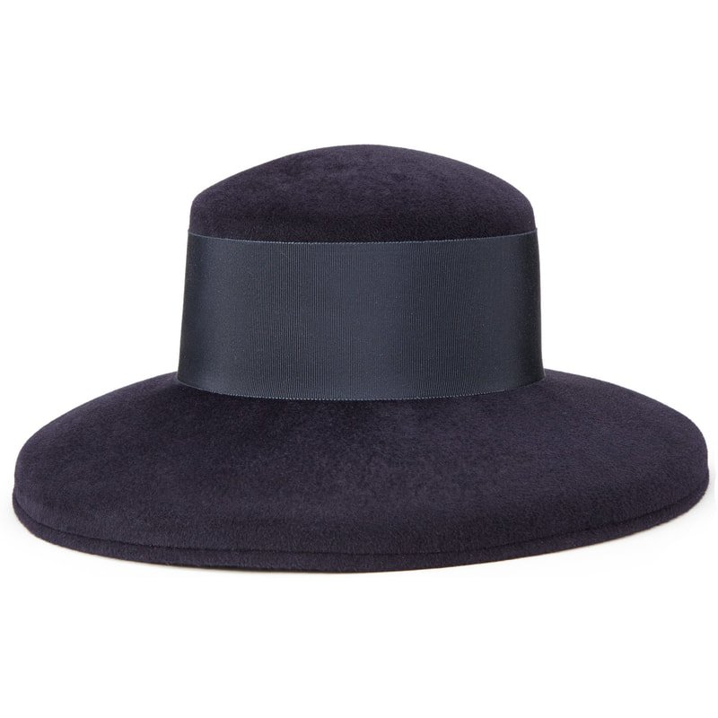 Lock & Co Tiffany Drop-Brim Hat in Navy.jpg