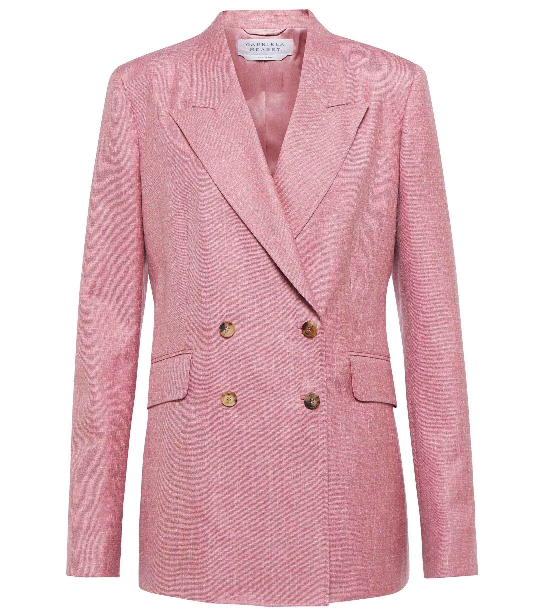 Gabriela Hearst Angela Blazer in Blush