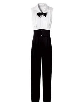 Chanel Silk Jumpsuit with Bow Tie.jpg