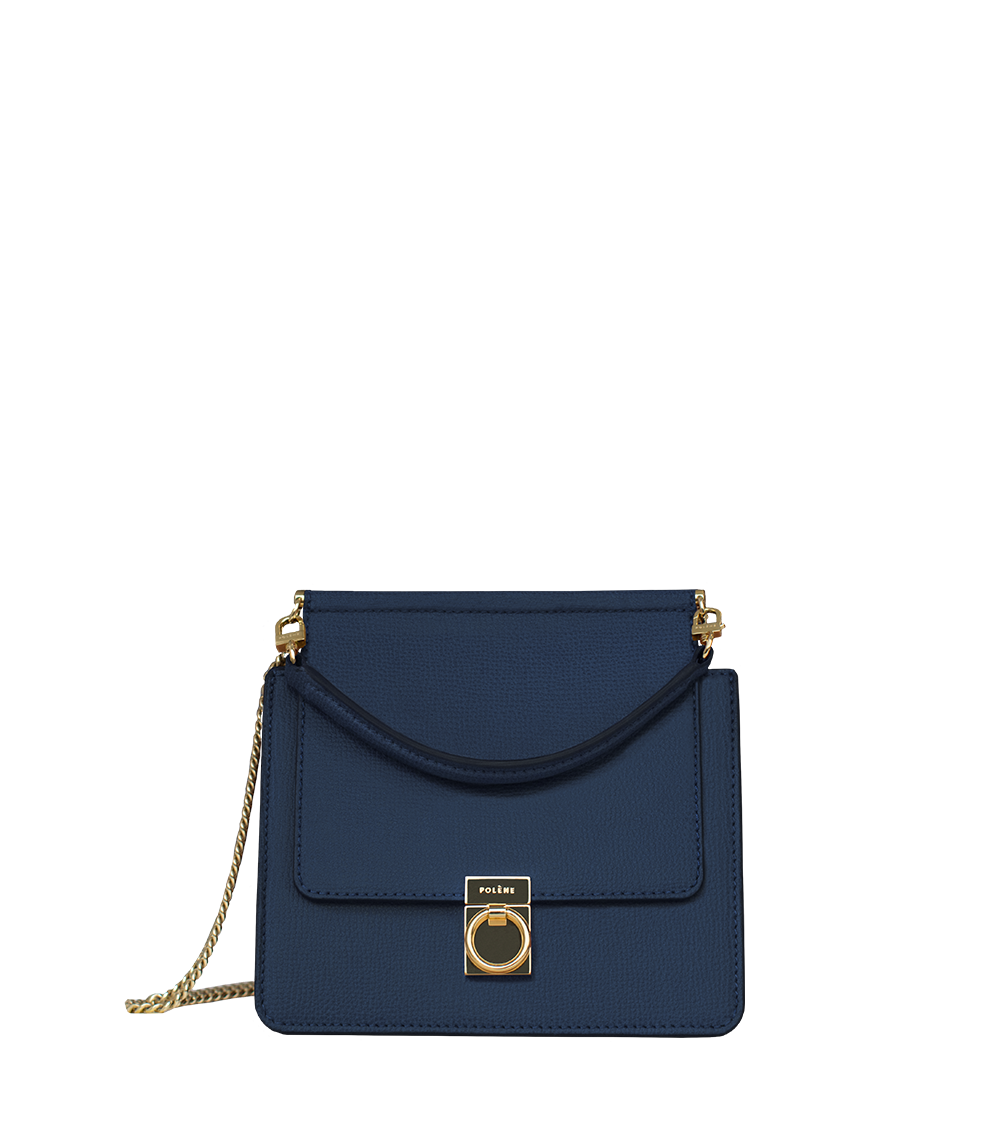 【正規品】POLÈNE NUMÉRO SEPT Mini Polène | バッグ - Numéro Sept Mini - ブラック テクスチャード