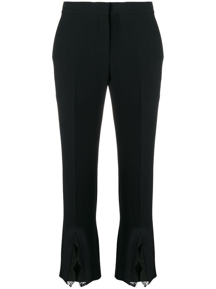 Alexander McQueen Lace-Trimmed Trousers in Black — UFO No More