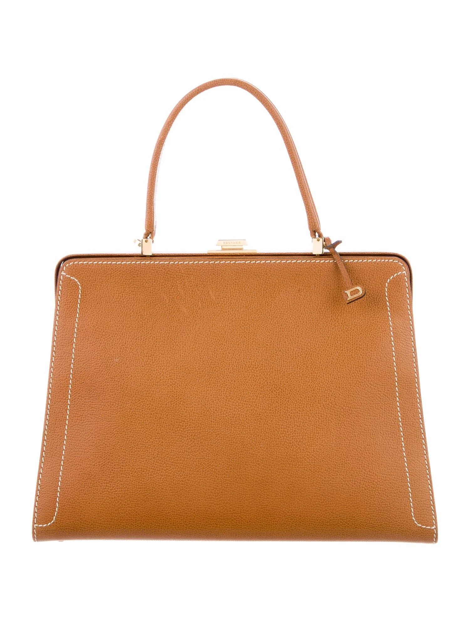 Delvaux Leather Frame Bag