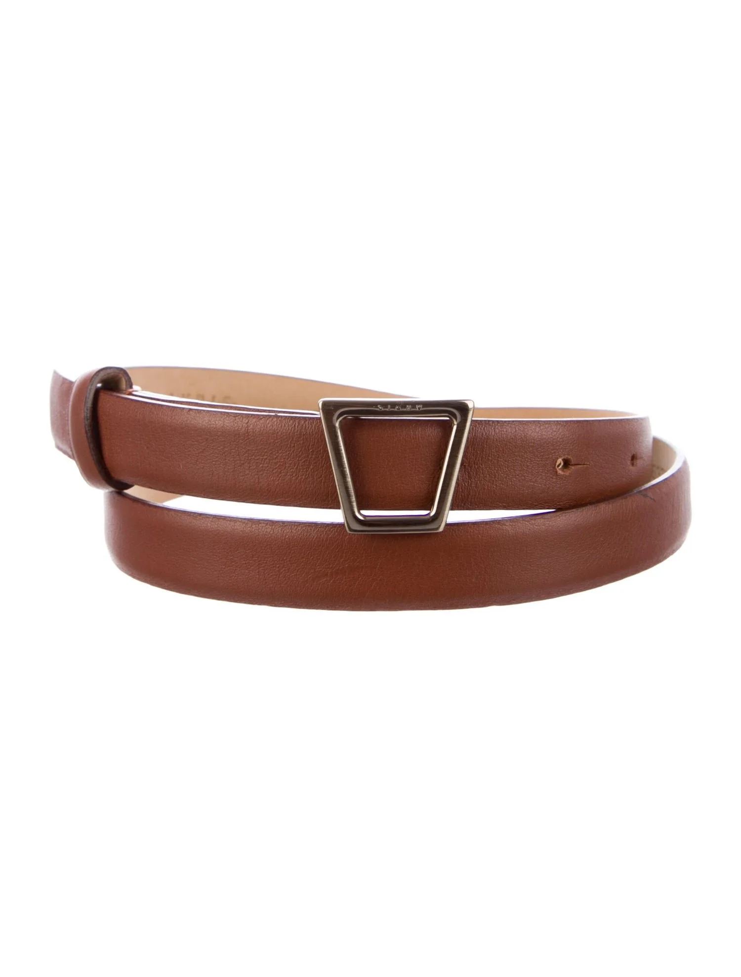 Akris AI-Buckle Skinny Belt
