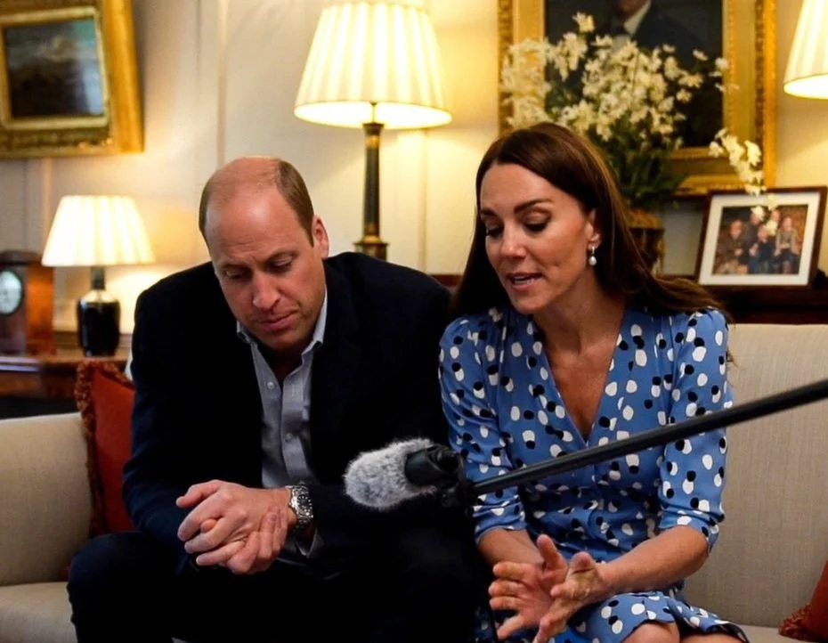 The Duke and Duchess of Cambridge take part in the Mental Health Minute