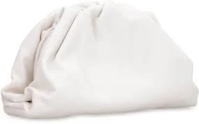 Bottega Veneta The Mini Pouch Bag in White Leather