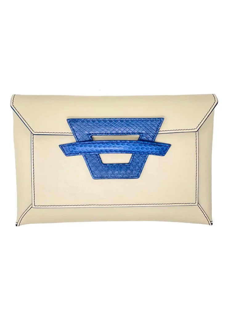 Sophie Habsburg Moneypenny Bag in Airmail Royal Blue