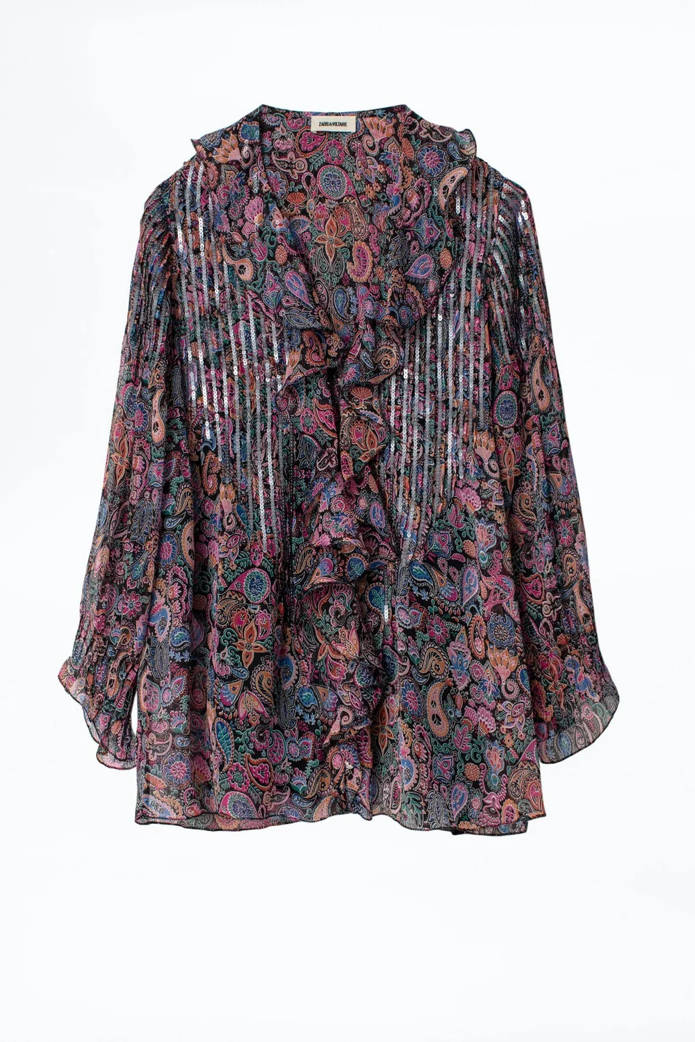 Zadig & Voltaire プリントマンダラワンピース インド製 Zadig et Voltaire Toni Top in Mandala Print — UFO No More