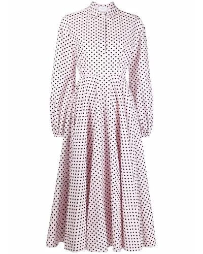 Giambattista Valli Cotton Polka Dot-Print Maxi Dress