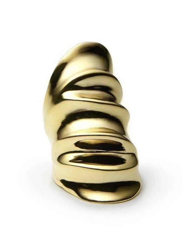 Annelise Michelson Double Draped Ring in Vermeil