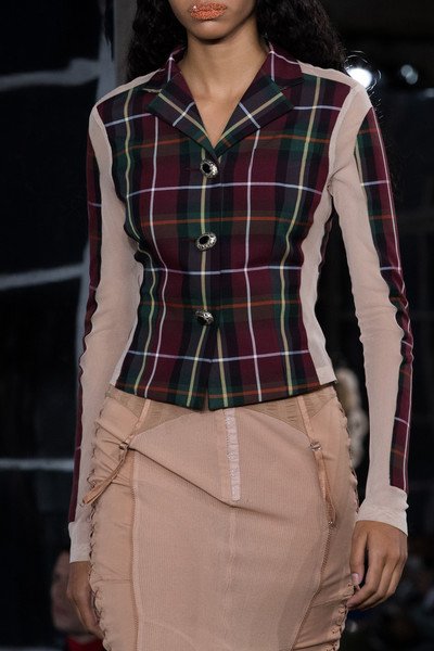 Acne Studios Plaid Suit Jacket in Red