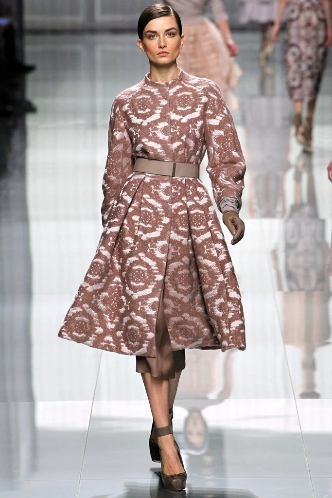 Christian Dior Fall 2012 Embroidered Coat