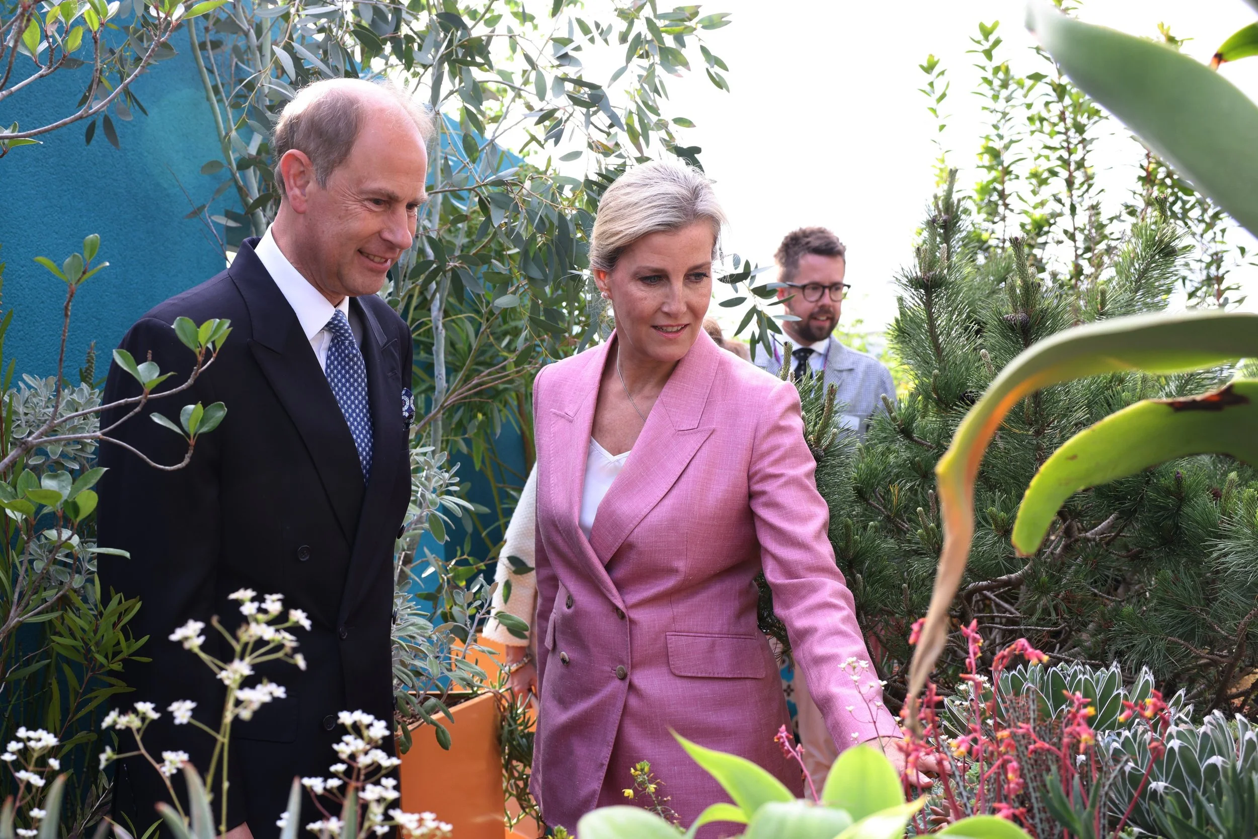 Members of the British Royal Family visit the RHS Chelsea Flower Show