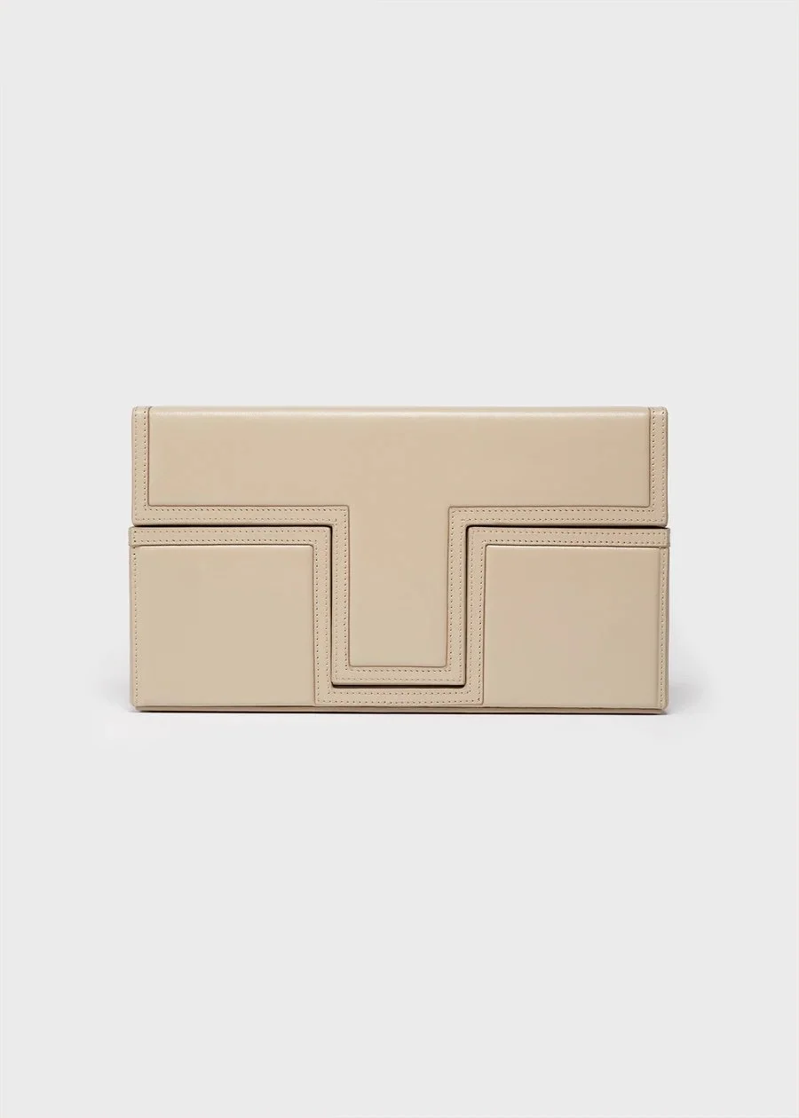 Toteme T-Clutch in Ivory