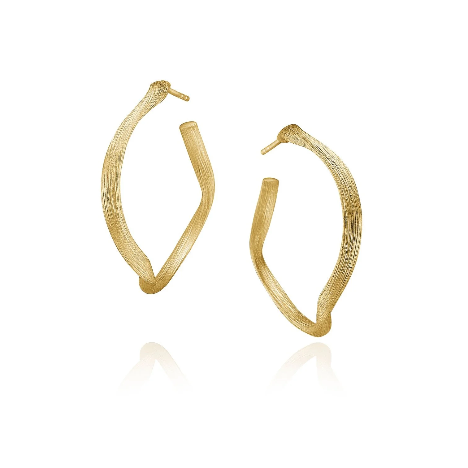 Dulong Fine Jewelry Vega Large Earrings in 18k Yellow Gold