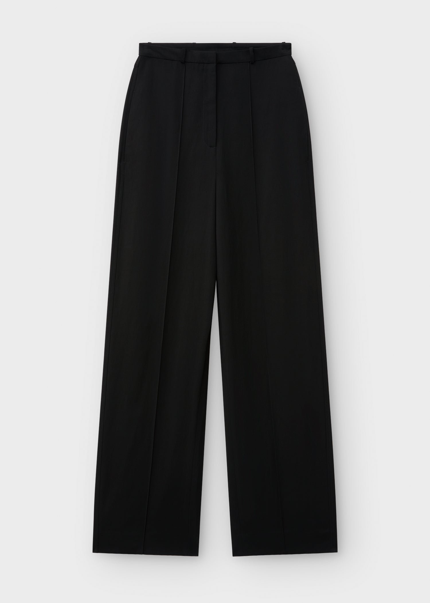 Toteme Wide Suit Trousers in Black — UFO No More