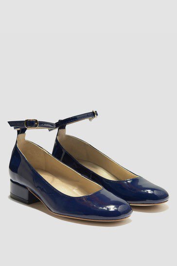 Bonpoint Edna Shoes in Navy Patent Leather — UFO No More