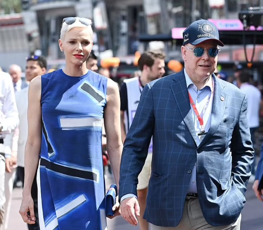 Monégasque Royals Attend Qualifying Ahead of F1 Grand Prix of Monaco