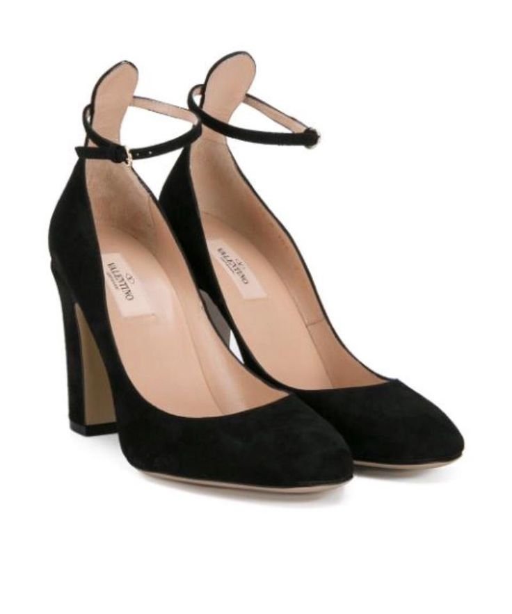 Valentino Tango Ankle-Strap Pumps in Black Suede.jpg