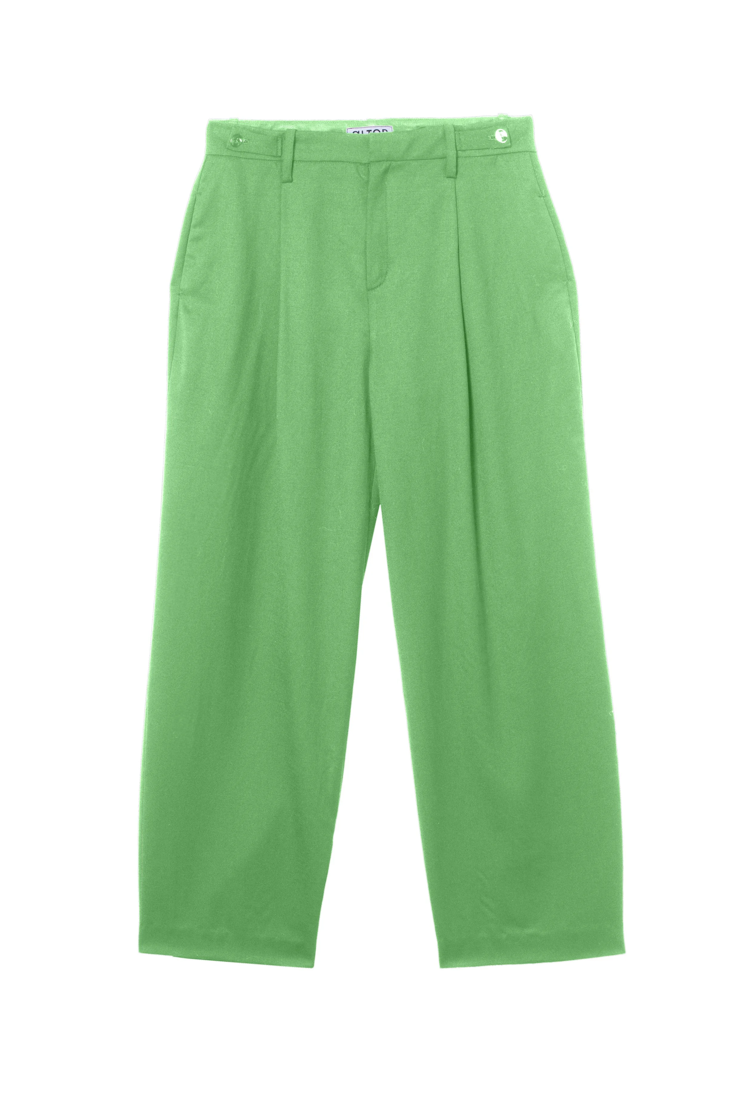 Alter Designs The George Pants in Green Wool