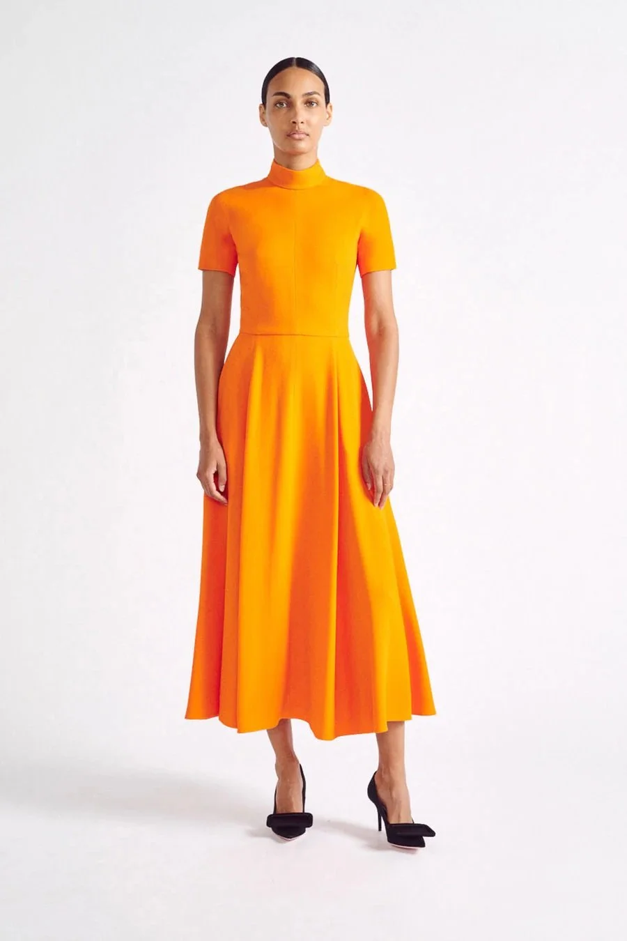 Emilia Wickstead Amila Dress in Orange