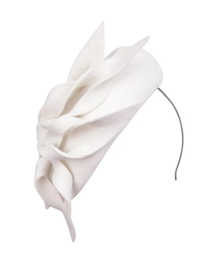 Emily London Ophelia Pillbox Hat in Black